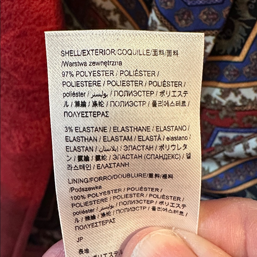 Desigual Red Leather Jacket - Picture 7 of 8